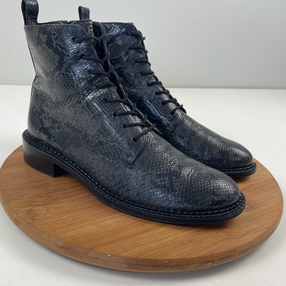 Vince Cabria Python Print Booties - image 1